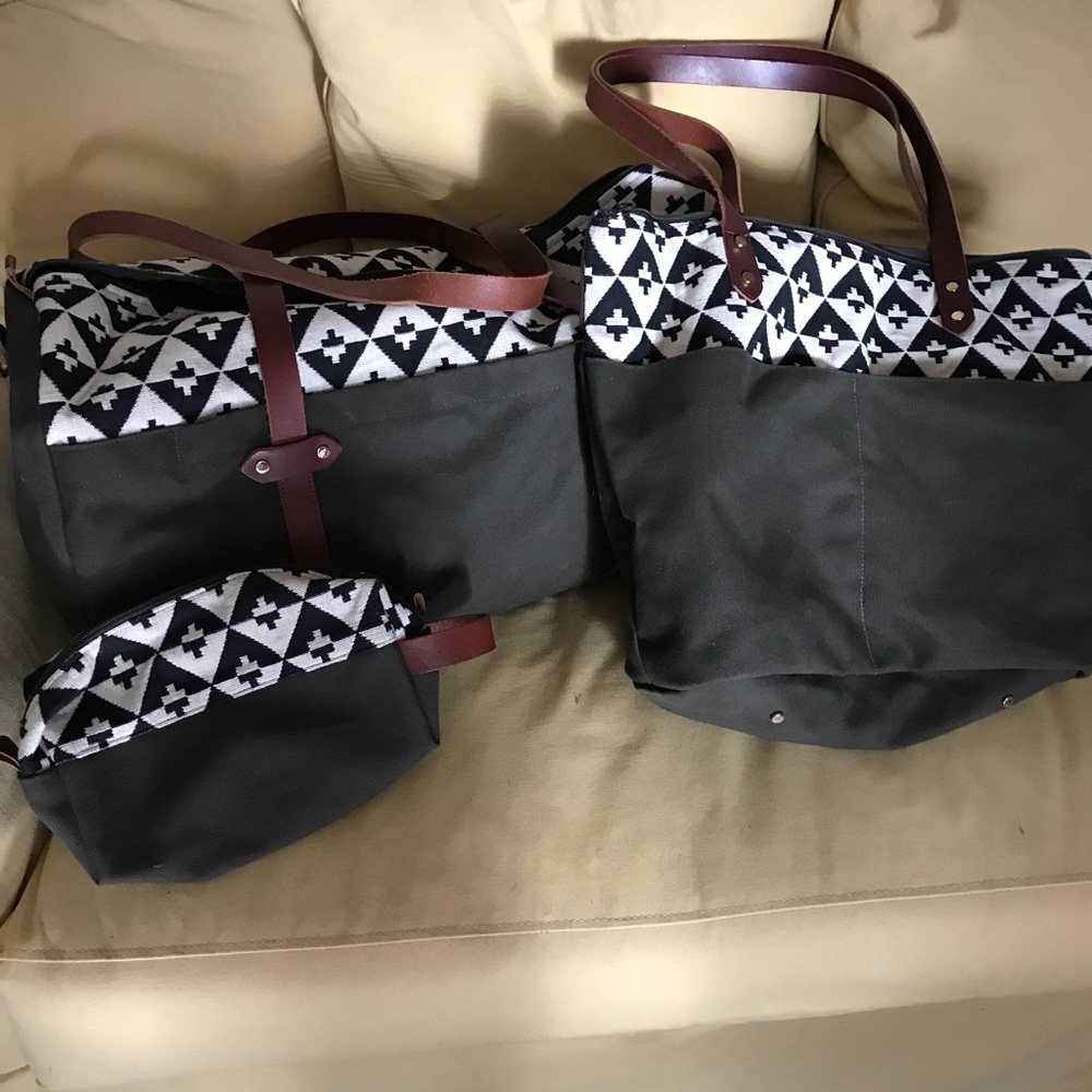 Spicer Bags company out of San Francisco 3 pc set